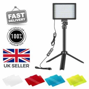 Photography Lighting Kit Dimmable Photo USB 120 LED Video Light Selfie Lighting - Picture 1 of 14