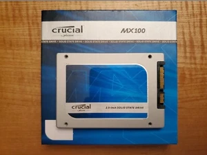 CRUCIAL MX100 256GB SSD CT256MX100SSD1 2.5" SATA III INTERNAL SOLID STATE DRIVE - Picture 1 of 2