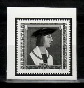 Photo Essay, Liechtenstein Sc747 Emperor Maximilian I (1459-1519). - Picture 1 of 1