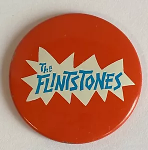 Vintage The Flintstones Logo Pinback Knopfleiste 1973 - Bild 1 von 3