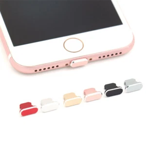 1 Stück Metall-Staubstecker Handy-Ladeanschluss-Stecker Für Iphone 5S Se 6 )v - Zdjęcie 1 z 20