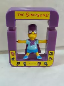 Vintage 1997 Subway Simpsons Spin Toy Bart ~ Bartman ~ Ships FREE - Picture 1 of 4