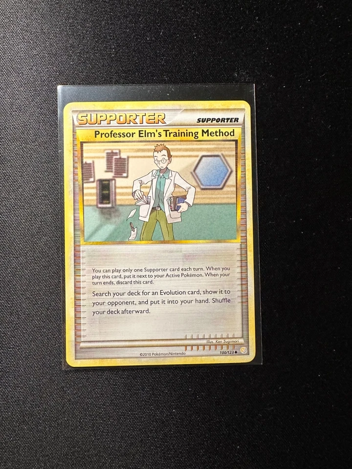 Professor Elm's Training Method - 100/123 - Uncommon HGGS NM Pokemon Card - Image 1 of 1