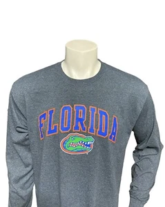 Florida Gators Men’s Shirt Size Large L Long Sleeves Gray NCAA College Football - Picture 1 of 12