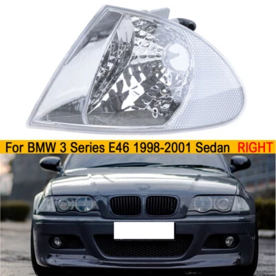 Right Clear Corner Parking Signal Lights for 1999-2001 BMW E46 3-Series Sedan - Image 1 of 4