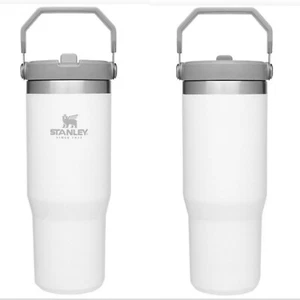 Stanley 30 oz Iceflow Tumbler With Flip Straw and Handle Polar 20-03003 - Picture 1 of 14