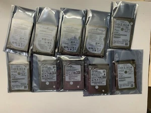 Lot of 10 500GB SATA 2.5" W.D S.T H.I T.A Laptop Hard Drive HD HDD - Picture 1 of 4