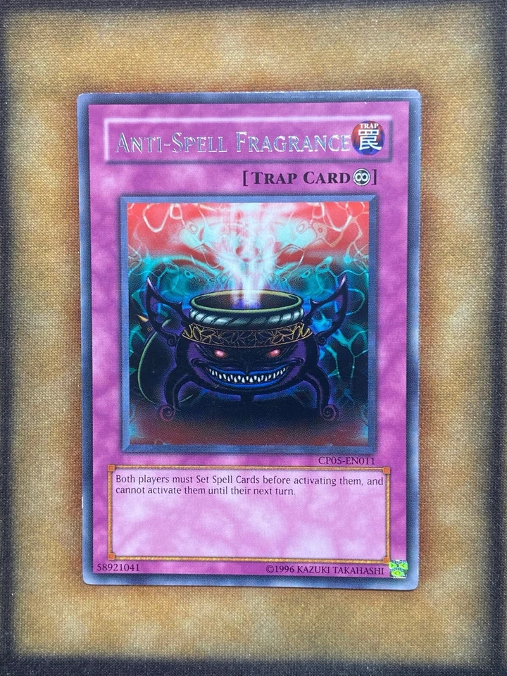 Fragancia antihechizos Yugioh CP05-EN011 rara LP Foto 1 de 1