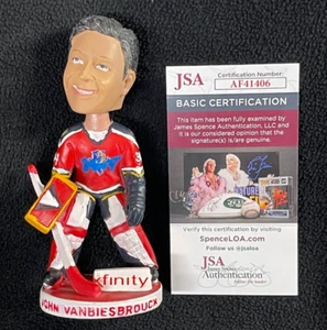 John Vanbiesbrouck Signed Florida Panthers Bobblehead Figure JSA COA - Picture 1 of 6