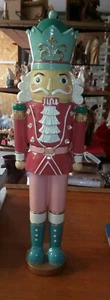 Nutcracker Christmas Bright Color Pastel H45cm - Picture 1 of 2