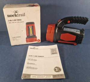 ROCKTRAIL 2 en 1 LED Camping 2 Fuentes de Luz Antorcha con Mango Giratorio - EN CAJA - Imagen 1 de 6