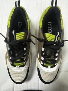 Dior B22 Trainer Green White Size EU 44 US 10.5 - Picture 1 of 6