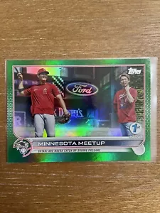 2022 Topps Serie 1 Lista de verificación #122 1a edición verde/150 serie Ohtani MLB - Imagen 1 de 11