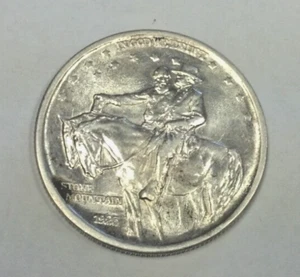 1925 STONE MOUNTAIN SILVE COMMEMORATIVE 50c BU (2736) - Picture 1 of 2
