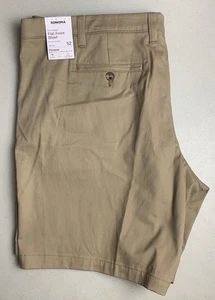 Sonoma Herren Shorts Gr. 52 Hellbraun Flexwear Big And Tall Stretchstoff Neu Neu mit Etikett - Bild 1 von 14