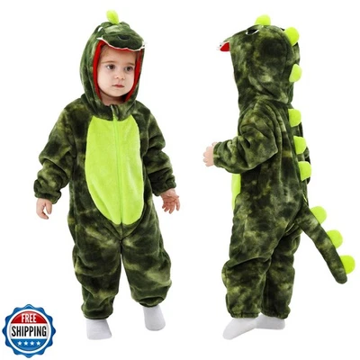 TONWHAR Infant And Toddler Halloween Cosplay Costume Kids' Animal Outfit Snow - Image 1 of 4