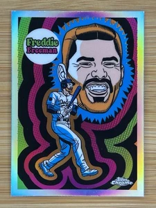 2023 Topps Chrome - Ultraviolet All-Stars #UV-6 Freddie Freeman stampa corta - Foto 1 di 2