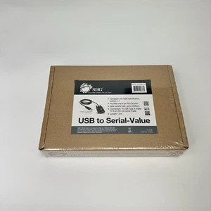 NEW Sealed SIIG USB to Serial Adapter – RS-232 9-Pin DB9 JU-000061-S1 - Picture 1 of 4