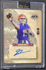 2023 Wild Card 7 Card Studs Graham Mertz Autograph Auto /2 - #7CCL-A - Bild 1 von 2