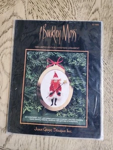 P Buckley Moss 1995 Limited Edition Ornament Kreuzstich Neu Weihnachten Vintage - Bild 1 von 4