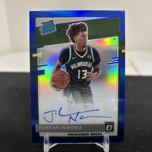 2020 Donruss Optic Rated Blue Prizm Signatures /49 Jordan Nwora Rookie Auto RC - Picture 1 of 2