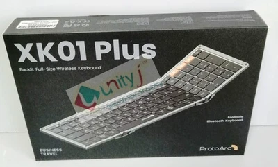 ProtoArc Foldable Wireless Bluetooth Keyboard XK01 Plus – Full Size 105 Keys ... - Image 1 of 3