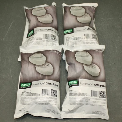 (4 Pairs) MSA Combination Filter Cartridges 815364, Bayonet, CL CD HC HS OV P100 - Image 1 of 4