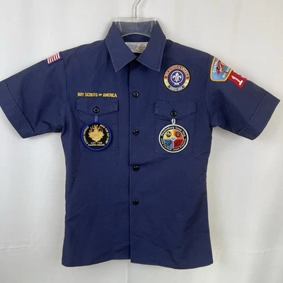 Boy Scouts Of America Uniform BSA Short Sleeve Shirt Uniform (SIZE YOUTH MEDIUM) - Image 1 of 4