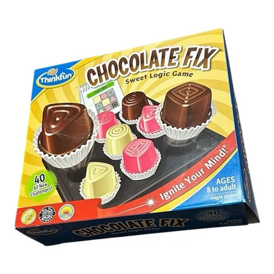 ThinkFun Chocolate Fix Sweet Logic Game Challenge Problem STEM Travel Bag Age 8+ - Image 1 of 4
