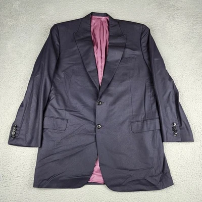 Blazer Oxxford Clothes para Hombres 44 Azul Abrigo Deportivo Traje Chaqueta 2 Botones Foto 1 de 4