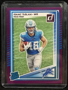 Donruss Isaac TeSlaa 2025 púrpura prueba clasificación novato #338 - Imagen 1 de 2
