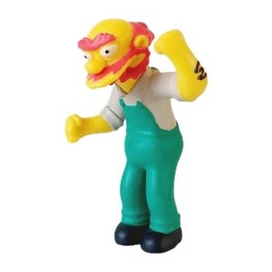 4" Official 2015 Groundskeeper Willie Collectible Figure | Fox | Green Overalls - Picture 1 of 11