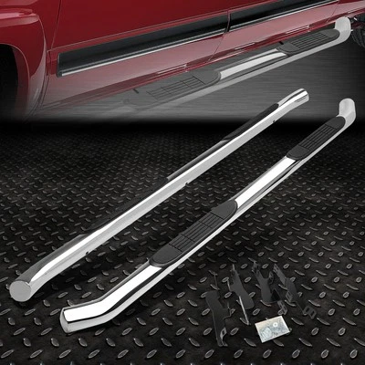 PARA 01-08 ACURA MDX/HONDA PILOT 3" TUBO REDONDO ESCALÓN LATERAL BARRA NERF Foto 1 de 4