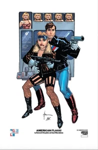 HOWARD CHAYKIN signed AMERICAN FLAGG! print, limitiert auf 200! - Bild 1 von 2