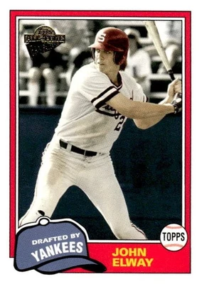 2005 Topps All Time Fan Favorites #15 John Elway New York Yankees - Image 1 of 2