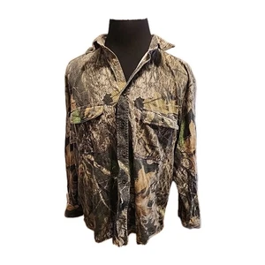 Cabelas Shirt Mens XL Button Up Camo Mesh - Picture 1 of 6