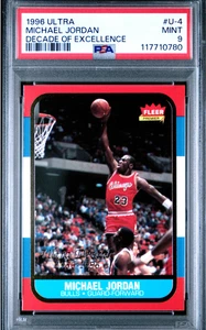 Tarjeta Michael Jordan 1996-97 Ultra Década de Excelencia #4 PSA 9 #117710780 - Imagen 1 de 3