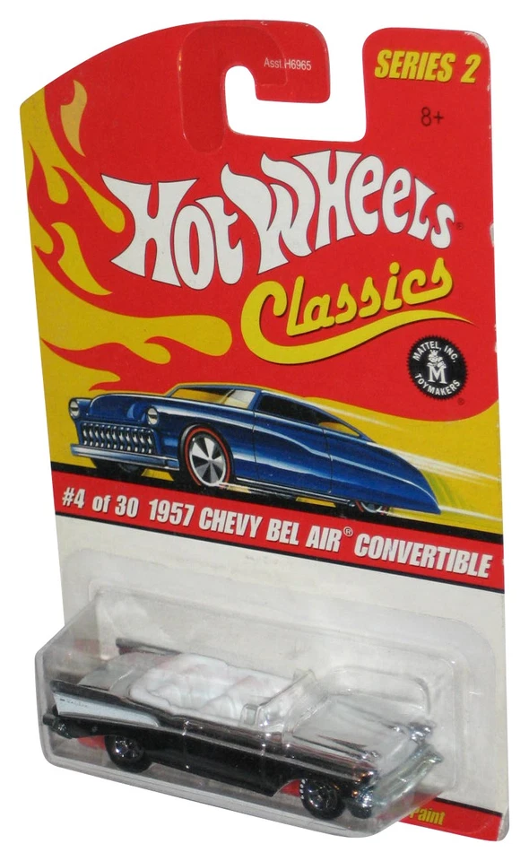 Coche convertible Chevy Bel Air 1957 plateado Hot Wheels Classics serie 2 (2005) 4/ Foto 1 de 1
