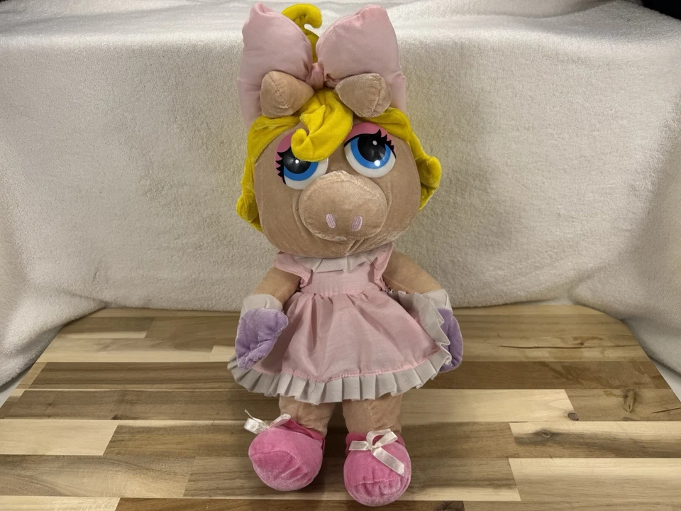 🛑Rare ✅ 10" Muppet Babies Baby ✅Miss Piggy Velour Plush ✅Jim Henson Nanco - Image 1 of 4