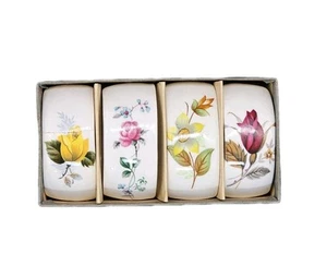 Porta tovaglioli vintage Chelson Fine Bone China fiori floreale Inghilterra LEGGI - Foto 1 di 15