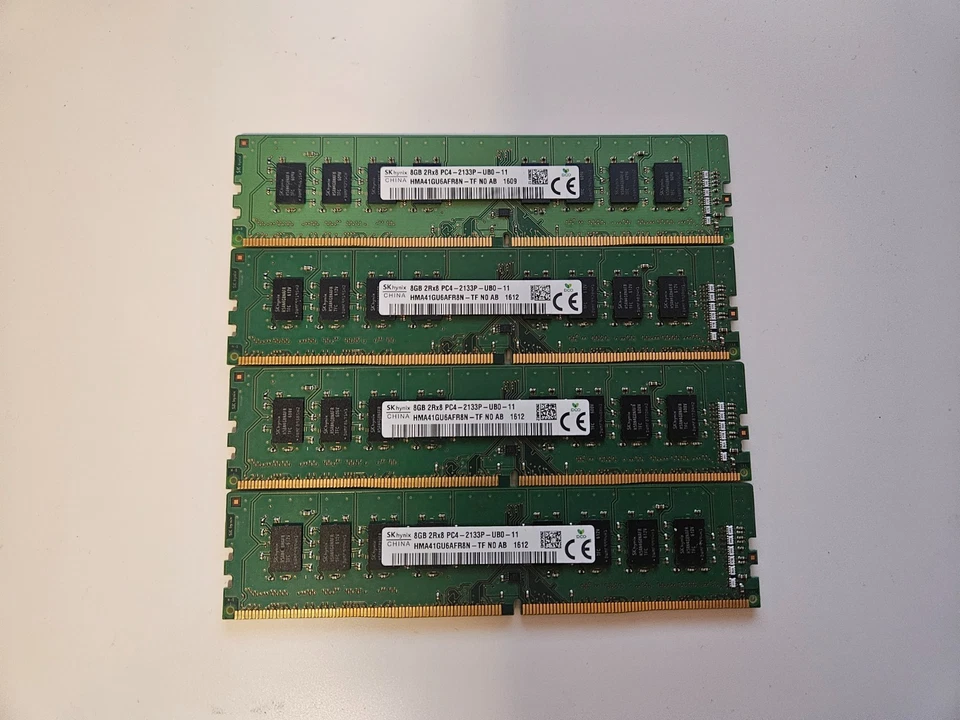 Hynix 8GB DDR4 2133MHz PC4-2133 2Rx8 DIMM Memory RAM (HMA41GU6AFR8N-TF) - Image 1 of 1