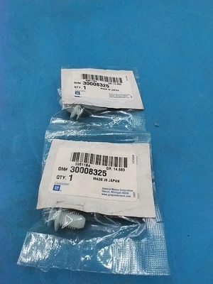 2 Genuine GM OEM 30008325 Radiator Grill Retainer fits 92-94 Geo Tracker - Image 1 of 2