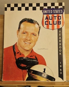 1963 United States Auto Club Yearbook USAC Yearbook  A. J. Foyt cover - Picture 1 of 11