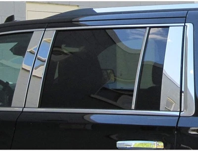 8pc. Luxury FX Stainless Steel Pillar Posts for 2015-2020 Cadillac Escalade ESV - Image 1 of 4