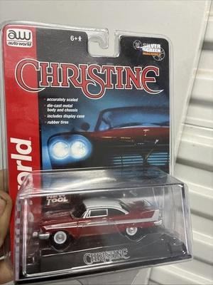 Auto World Silver Screen Machines #6 1958 Plymouth Fury Christine w/RR in red - Image 1 of 4