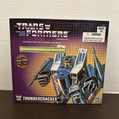 2003 Hasbro Transformers G1 Commemorative Series III Thundercracker Figure NIB - Image 1 of 4