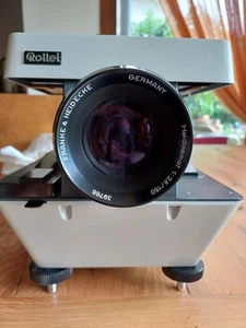 RARO PROIETTORE DIAPOSITIVE ROLLEI P 11.0 DUAL FEED FORMAT 4X4 e 6X6 CM. - Foto 1 di 16