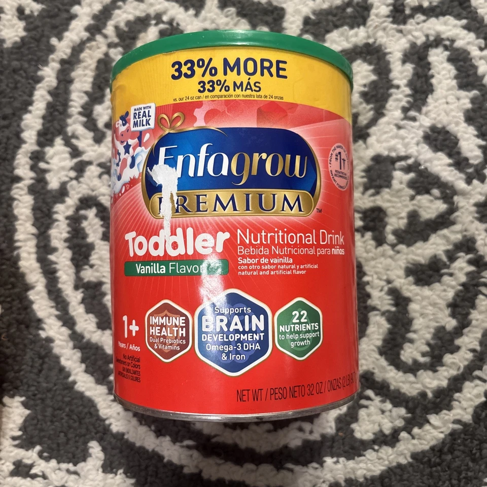 Enfagrow Premium Niño Pequeño Sabor Natural Leche en Polvo 32oz Exp 12/01/26   Foto 1 de 1