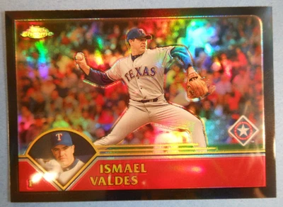 Refractores Topps 2003 cromo negro #156 Ismael Valdés/199 - Foto 1 de 4