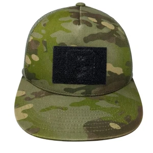 Pull Patch Snapback Trucker Hat Multi One Size Mesh Back The Classics Yupoong - Picture 1 of 10